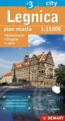 Przewodniki - Demart Legnica - plan miasta (skala 1:15 000) - Praca zbiorowa - miniaturka - grafika 1