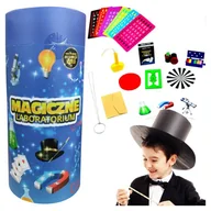 Zabawy w naśladowanie dorosłych - Magiczne sztuczki laboratorium MAŁY MAGIK 99 SZTUCZEK w tubie DLA DZIECI - miniaturka - grafika 1