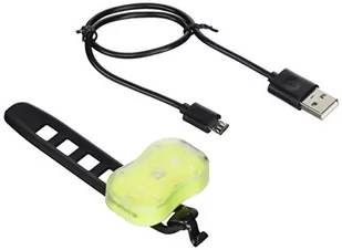 Prophete lampa LED Outdoor-oświetlenie, czarny/żółty neonowy, M 0620 - Lampki rowerowe - miniaturka - grafika 1