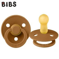 Śliniaki i fartuszki - BIBS COLOUR CARAMEL M Smoczek uspokajający kauczuk Hevea - miniaturka - grafika 1