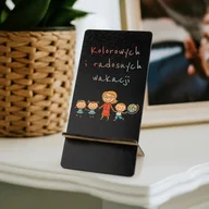 Zestawy upominkowe - Stojak na TELEFON z NADRUKIEM na ZAKOŃCZENIE ROKU SZKOLNEGO - miniaturka - grafika 1