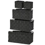 Pojemniki łazienkowe - Zestaw koszyków do przechowywania, papier - miniaturka - grafika 1