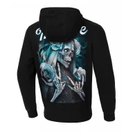 Odzież taktyczna i umundurowanie - Bluza z kapturem Pit Bull Seria Regular Santa Muerte '24 - Czarna XXL - miniaturka - grafika 1