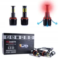 Żarówki samochodowe - Markery Led Ringi H8 240 W Cree (2x120W) 6000K - miniaturka - grafika 1
