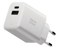 Ładowarki do telefonów - Native Union Fast GaN Charger PD 45W 2 ports white - miniaturka - grafika 1