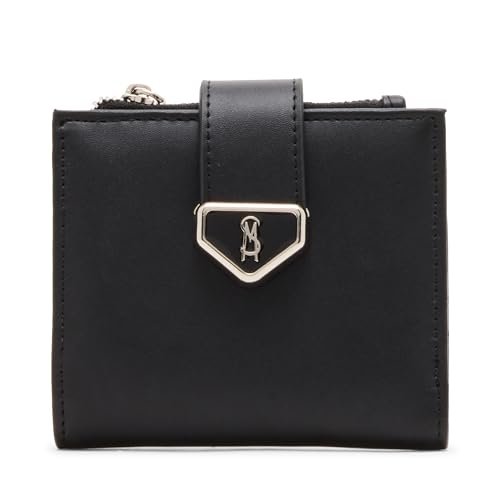 Steve Madden Damski portfel składany Jem-b, czarny, jeden rozmiar, składany portfel Jem-b