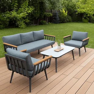 Meble na balkon STELLA Caffe Grey - FURRORE - Meble ogrodowe - miniaturka - grafika 1
