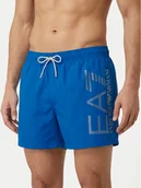Kąpielówki męskie - EA7 Emporio Armani Szorty kąpielowe 7M002001 AF14497 MB015 Niebieski Regular Fit - miniaturka - grafika 1