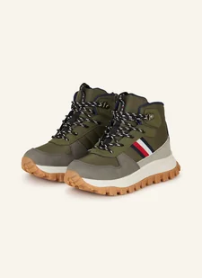 Tommy Hilfiger Botki Sznurowane gruen - Botki damskie - miniaturka - grafika 1