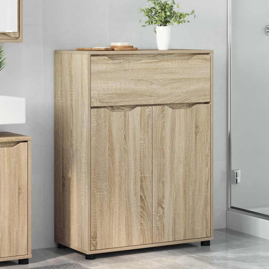 vidaXL vidaXL Szafka Łazienkowa z szufladą Dąb Sonoma 72,5 x 36,5 x 100 cm