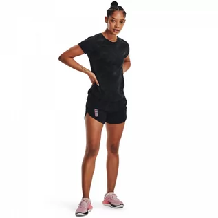 Spodnie sportowe damskie - Damskie spodenki do biegania UNDER ARMOUR UA RUN ANYWHERE HI Short - czarne - grafika 1