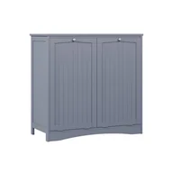 Szafki łazienkowe - Vicco Szafka łazienkowa Bianco, Szary, 83 x 80 cm z 2 koszami na pranie - miniaturka - grafika 1