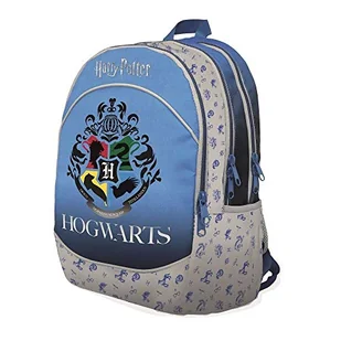 Wizarding World Zaino Scuola Harry Potter mini plecak szkolny, dla małych dziewcząt i dziewczynek, Grigio-Azzurro, 48, Grigio-azzurro, 48 - Plecaki szkolne i tornistry - miniaturka - grafika 1