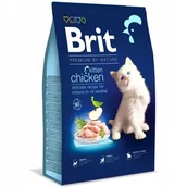 Sucha karma dla kotów - BRIT Premium By Nature Kitten 300g + niespodzianka dla kota GRATIS! - miniaturka - grafika 1