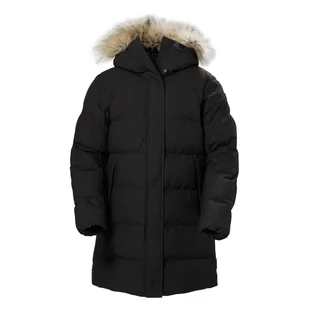 Damski Płaszcz pikowany zimowy HELLY HANSEN W BLOSSOM PUFFY 53624_990 – Czarny - Płaszcze damskie - miniaturka - grafika 1