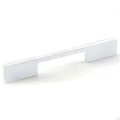 Zawiasy, okucia i inne akcesoria - Uchwyt meblowy podłużny 7571 192 Biały - miniaturka - grafika 1