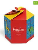 Skarpetki damskie - Happy Socks Skarpety (4 pary) "Cats & Dogs" ze wzorem - miniaturka - grafika 1