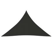 Parasole ogrodowe - vidaXL Lumarko Żagiel ogrodowy, tkanina Oxford, trójkąt, 3x3x4,24m, antracyt! 135117 - miniaturka - grafika 1