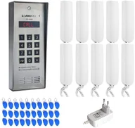 Domofony - LASKOMEX SYSTEM DOMOFONU 10 LOKATORÓW, 1 WEJŚCIE - miniaturka - grafika 1