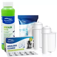 Akcesoria i części do ekspresów do kawy - Zestaw Bosch, Filtr Aqualogis AL-Inte 2szt, Aqualogis Verde 250ml, Aqualogis Cleaneo - miniaturka - grafika 1