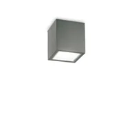 Lampy ogrodowe - Ideal Lux Lampa sufitowa zewnętrzna TECHO PL1 SMALL antracyt 251554 251554/IL - miniaturka - grafika 1