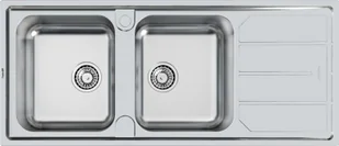 Foster Zlewozmywak 5812062 ELETTRA SINK 1160x500 2 LH/B+DR - Zlewozmywaki - miniaturka - grafika 1