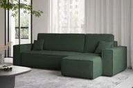 Narożniki - Sofa w kształcie L Best narożnik tkanina Abriamo ciemnozielony prawy - miniaturka - grafika 1
