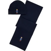 Czapki męskie - POLO RALPH LAUREN Szal + czapka | z dodatkiem wełny - miniaturka - grafika 1