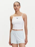 Koszulki i topy damskie - Puma Top Ess 629771 Biały Slim Fit - miniaturka - grafika 1