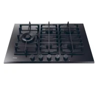 Płyty gazowe do zabudowy - Haier Seria 6 Gas On Glass HAVG7WL4BPB 74,5cm - miniaturka - grafika 1