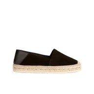 Espadryle damskie - Damskie espadryle GEOX D LAMPEDUSA D35V0A-02285-C9999 – Czarny - miniaturka - grafika 1