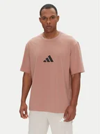 Koszulki męskie - adidas T-Shirt Z.N.E. JC5480 Różowy Loose Fit - miniaturka - grafika 1