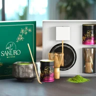 Herbata - Zestaw Matchy Excellence w puszce 40g z czarką Fuji - miniaturka - grafika 1