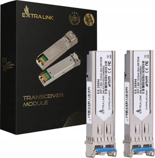 Moduł SFP ExtraLink EXTRALINK SFP 1.25G 1310NM 2KM SM DOM 2-PACK EX.35894 - Pozostałe akcesoria sieciowe - miniaturka - grafika 1
