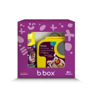 Zestawy naczyń dla dzieci - Zestaw Mini Lunchbox + Butelka tritanowa ze słomką 450 ml, Lemon Sherbet, b.box - miniaturka - grafika 1