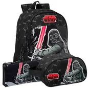 Plecaki - Safta | Pakiet 3 sztuk STAR WARS THE FIGHTER Plecak, Case and Neceser STAR WARS - Plecak, Case & Neceser Unikatowa konstrukcja i oficjalna licencja STAR WARS, Wielobarwny, ST, Klasyczny - miniaturka - grafika 1