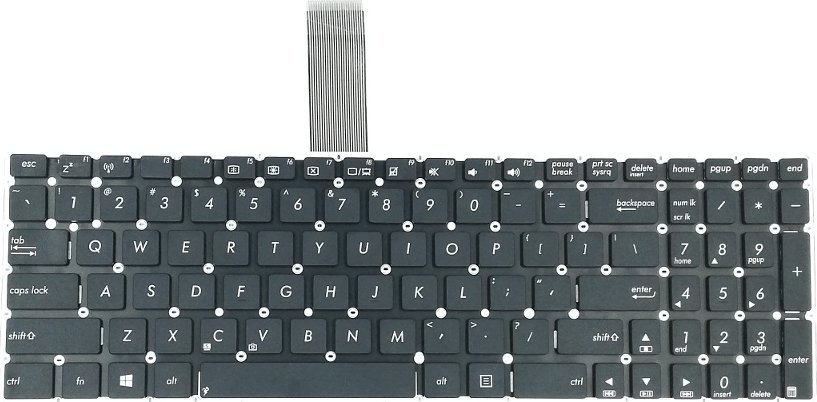 Ultra Parts Klawiatura do Asus X550 X550CA X550CC X550C X550L X550V R510 R510C R510L