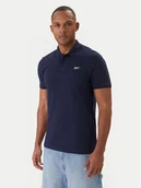 Koszulki męskie - Reebok Polo Breen RK25562CCM Granatowy Regular Fit - miniaturka - grafika 1