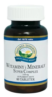 Nature's Sunshine Witaminy i Minerały 60 tabletek- Nature's Sunshine - Witaminy i minerały - miniaturka - grafika 1