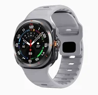 Akcesoria do smartwatchy - opaska pasek bransoleta LINEBAND Samsung Galaxy Watch ULTRA 47mm szara - miniaturka - grafika 1
