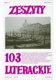 Zeszyty Literackie Zeszyty literackie 103 3/2008 praca zbiorowa - Czasopisma - miniaturka - grafika 3
