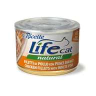 Mokra karma dla kotów - Life Pet Care Karma dla kota kurczak biała ryba Puszka 150G - miniaturka - grafika 1