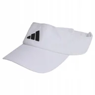 Czapki i chusty sportowe męskie - Daszek adidas Aeroready Visor HT2042 biały - miniaturka - grafika 1
