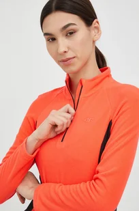 4F bluza funkcyjna damska kolor czerwony - Bielizna sportowa damska - miniaturka - grafika 1