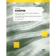 Książki o muzyce - Książka - Wariacje na temat "Non Piu Mesta" Chopin na gitarę/PWM - miniaturka - grafika 1