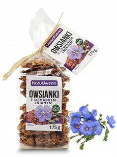 NaturAvena Owsianki z Siemieniem Lnianym 175g - NAVOWSIANKILN - Zdrowa żywność - miniaturka - grafika 1