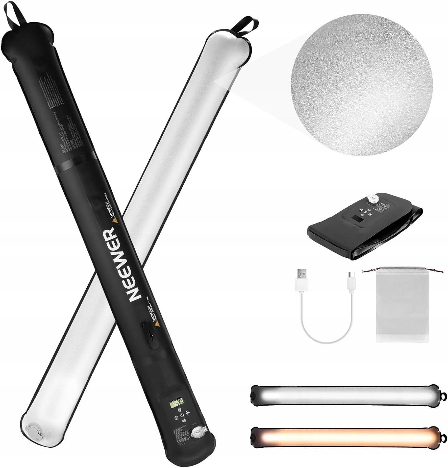 Nadmuchiwana Lampa Świetlówka Powietrzna LED Bi-Color 21W 2500mAh NEEWER / GC21B
