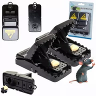 Zwalczanie i odstraszanie szkodników - Pułapka Łapka Na Myszy Szczury Gilotyna Silna 4Szt - miniaturka - grafika 1