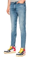 Spodnie męskie - Spodnie jeansowe Tommy Jeans Simon Skinny Fit DM0DM11109 32/32 - miniaturka - grafika 1