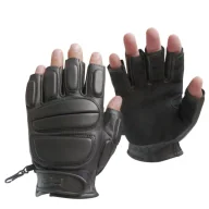 Odzież taktyczna i umundurowanie - Rękawiczki Taktyczne skórzane bez palców Swat SD XXL - miniaturka - grafika 1